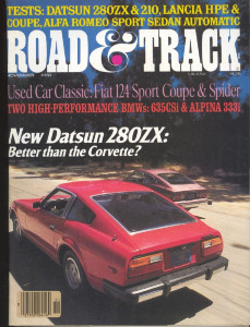ROAD & TRACK 1978 NOV - 280Z, LANCIA HPE, FIAT 124s*